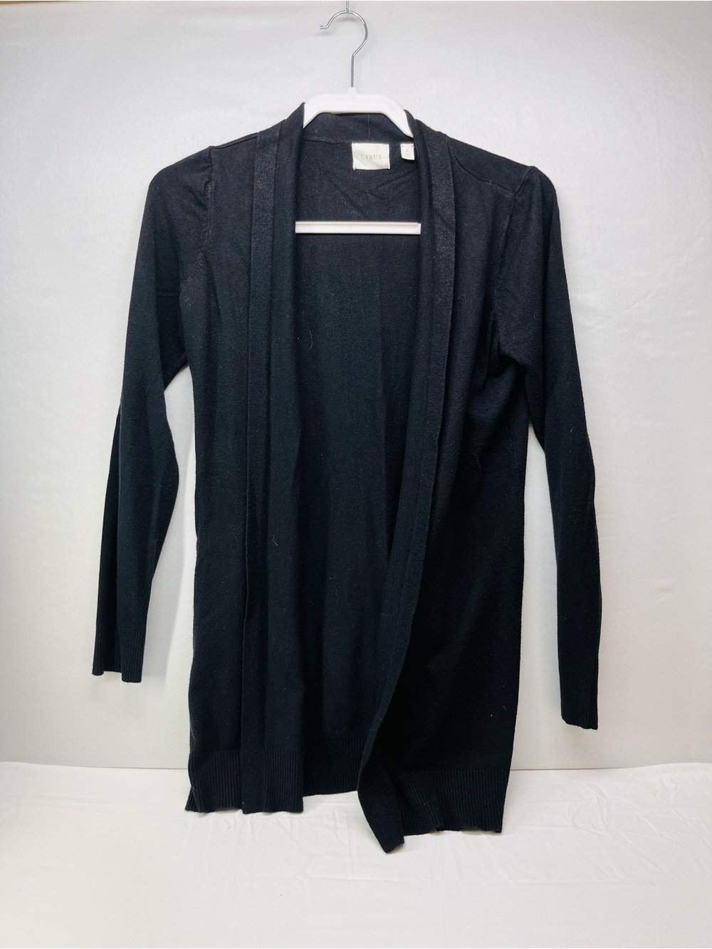 Cyrus Black Open-Front Women’s Cardigan